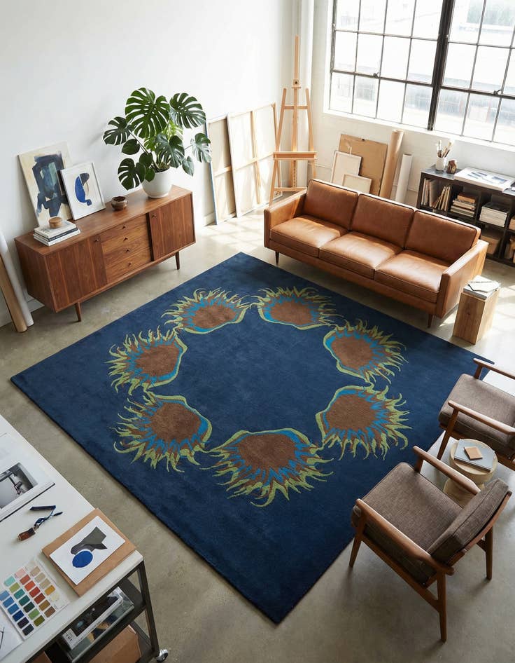 Detail image of 7' 5 x 7' 7 Luna Square Rug