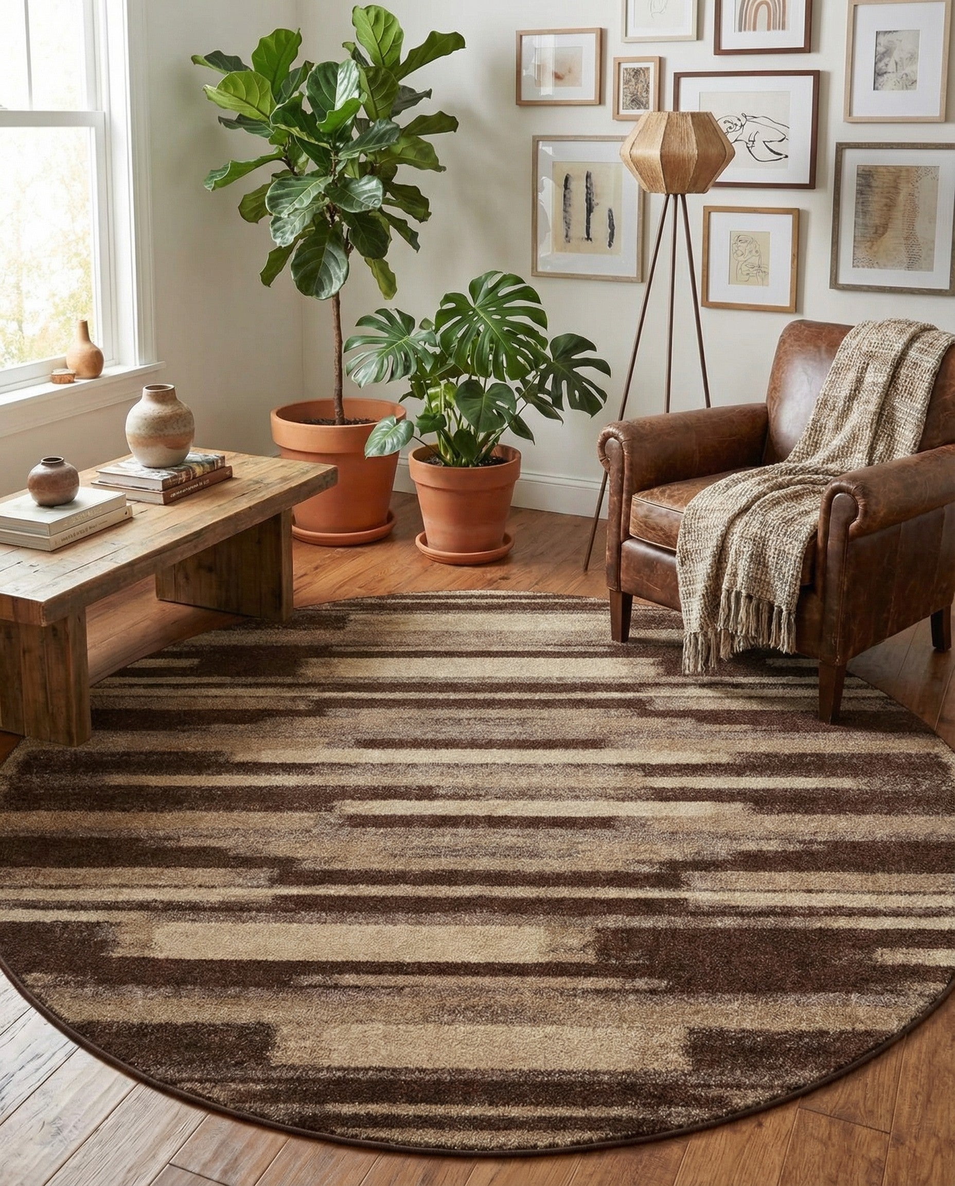 7' 10 x 7' 10 Harvest Round Rug