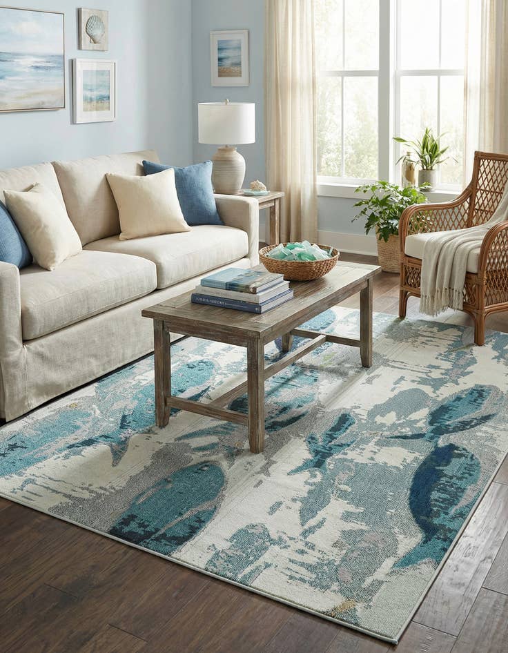 Detail image of 8' x 10' Washable Amalfi Rug