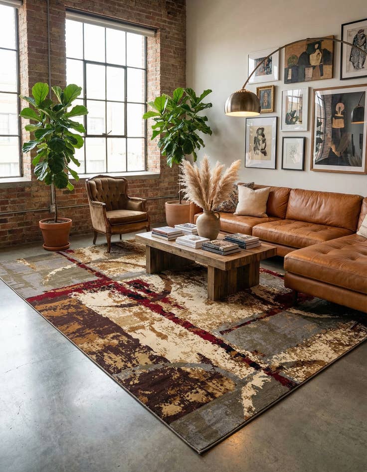 Detail image of 10' x 14' Coffee Shop Rug