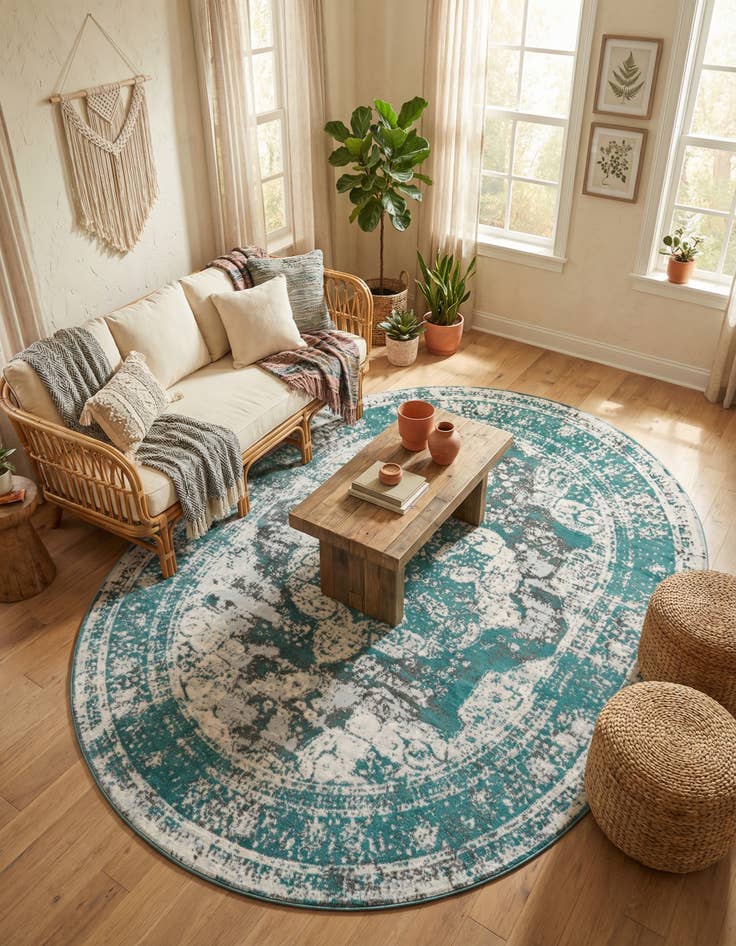 Detail image of 7' 10 x 10' Monte Carlo Oval Rug