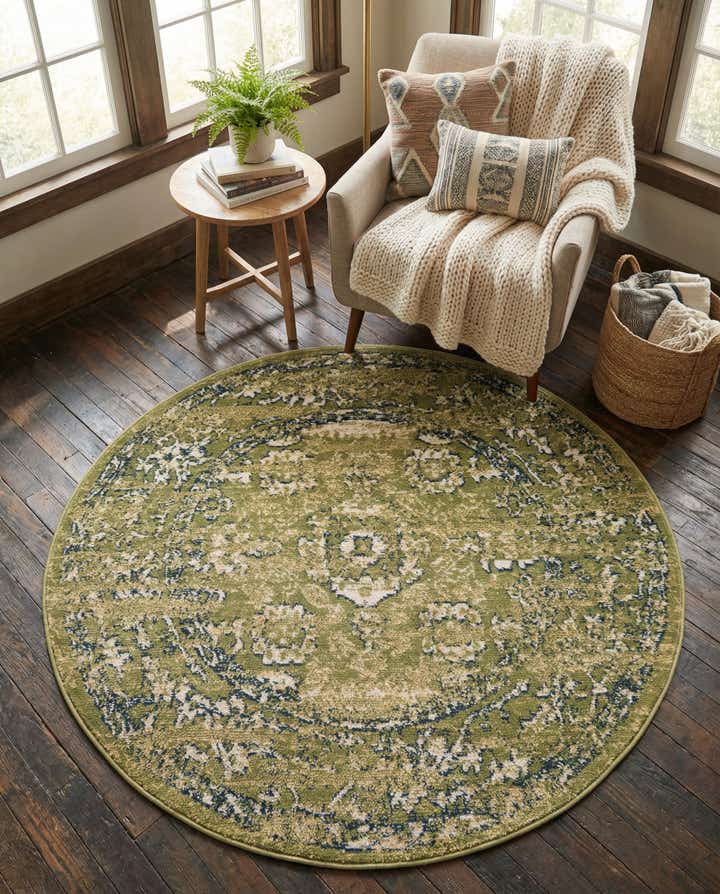 4' x 4' Charleston Round Rug
