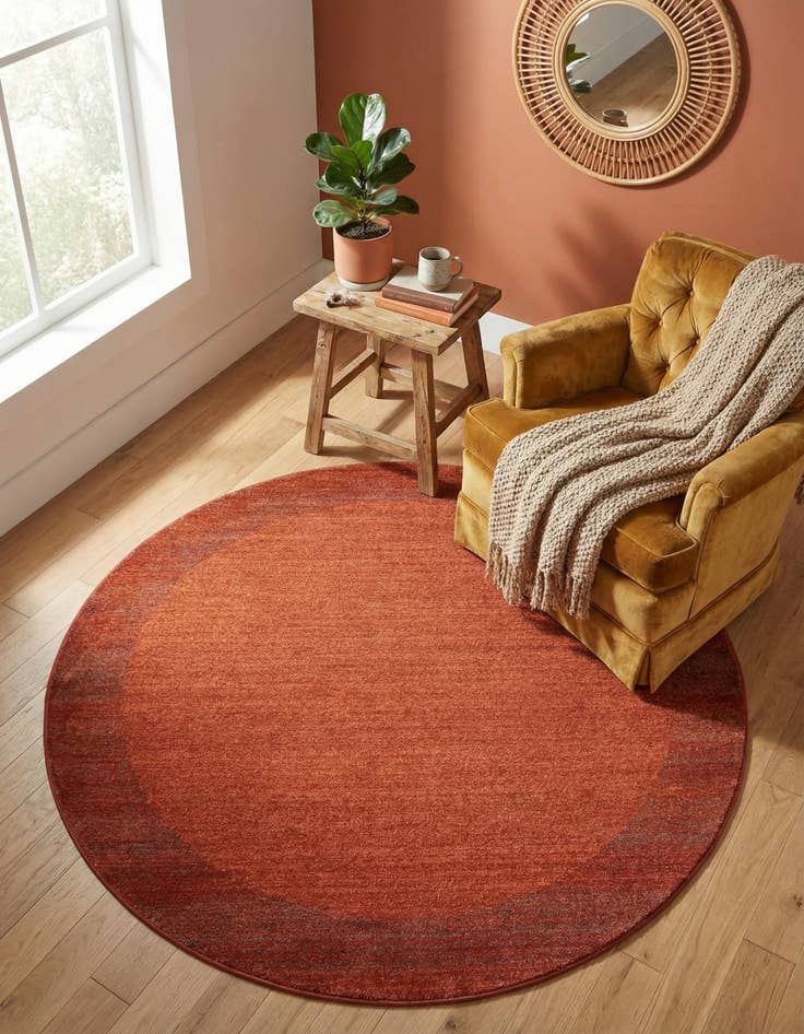 Detail image of 6' x 6' Angelica Round Rug