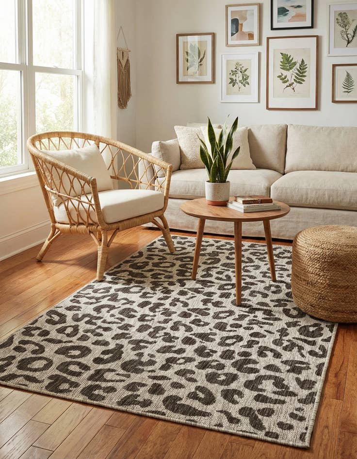 Detail image of 3' x 5' 3 Washable Safari Indoor / Outdoor Rug