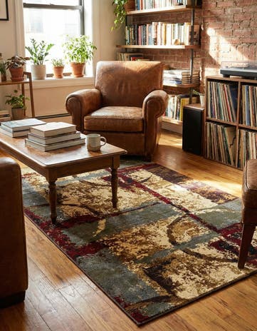 3' x 5' 3 Cafe Rug