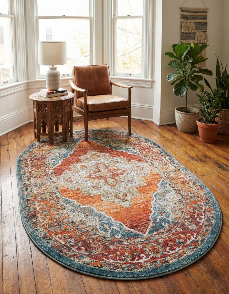 Detail image of 4' x 6' Isabella Oval Rug