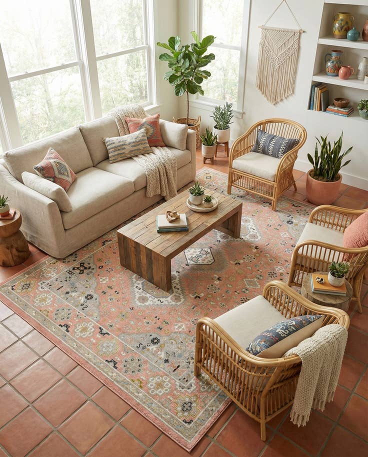 Detail image of 9' x 12' Kamala Washable Rug