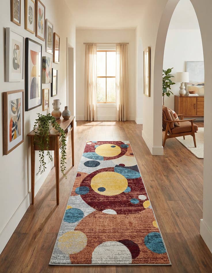 Detail image of 2' x 6' 1 Kamala Washable Runner Rug