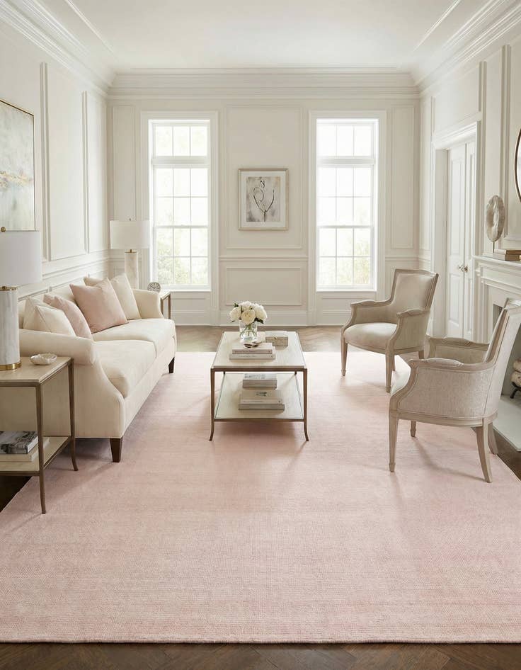 Detail image of 7' 1 x 10' Hand Woven Jill Zarin English Manor Farmhouse Wool Rug