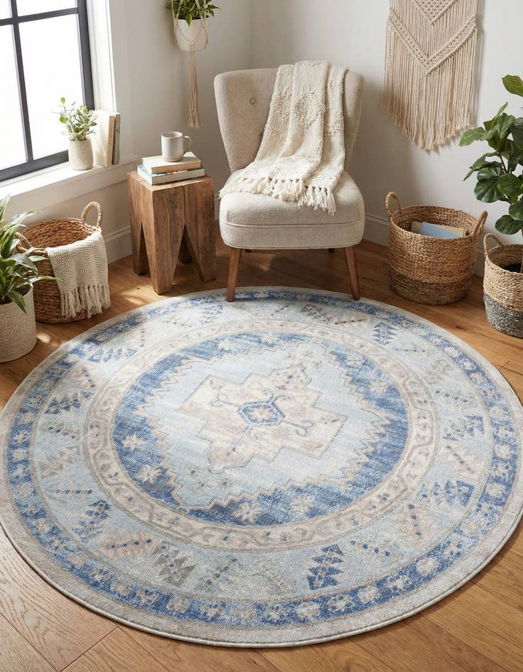 Detail image of 5' x 5' Whitney Round Rug
