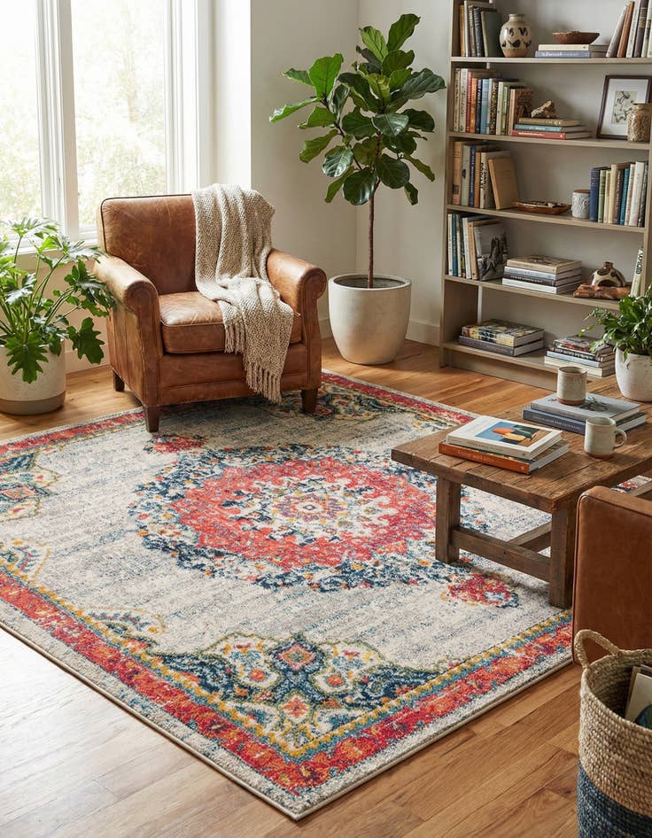 Detail image of 7' x 7' Carrington Square Rug