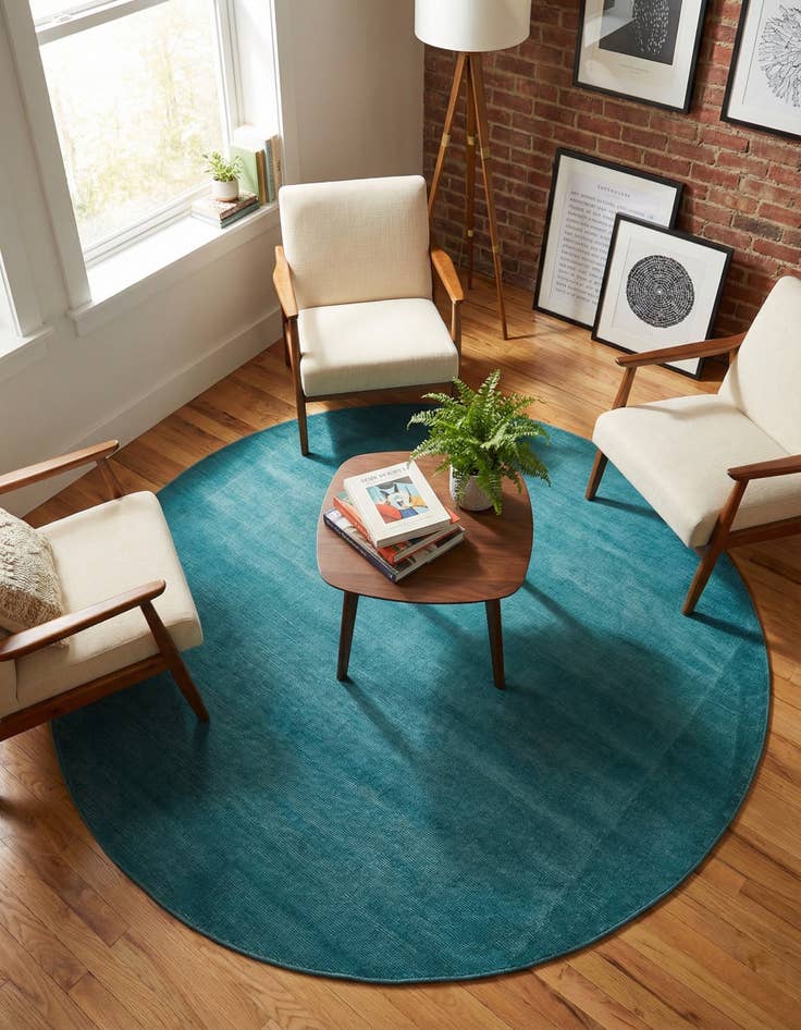 Detail image of 5' x 5' SoHo Round Rug