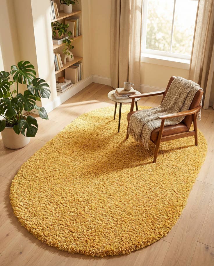 Detail image of 7' 10 x 10' Zermatt Shag Oval Rug
