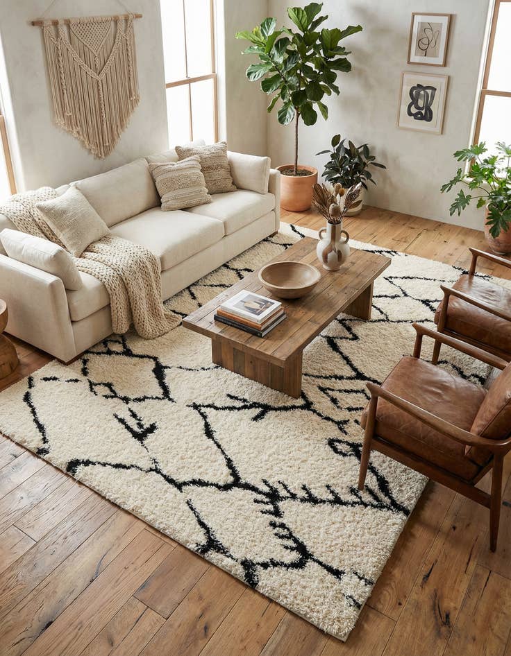 Detail image of  9' x 12' Infinity Shag Rug