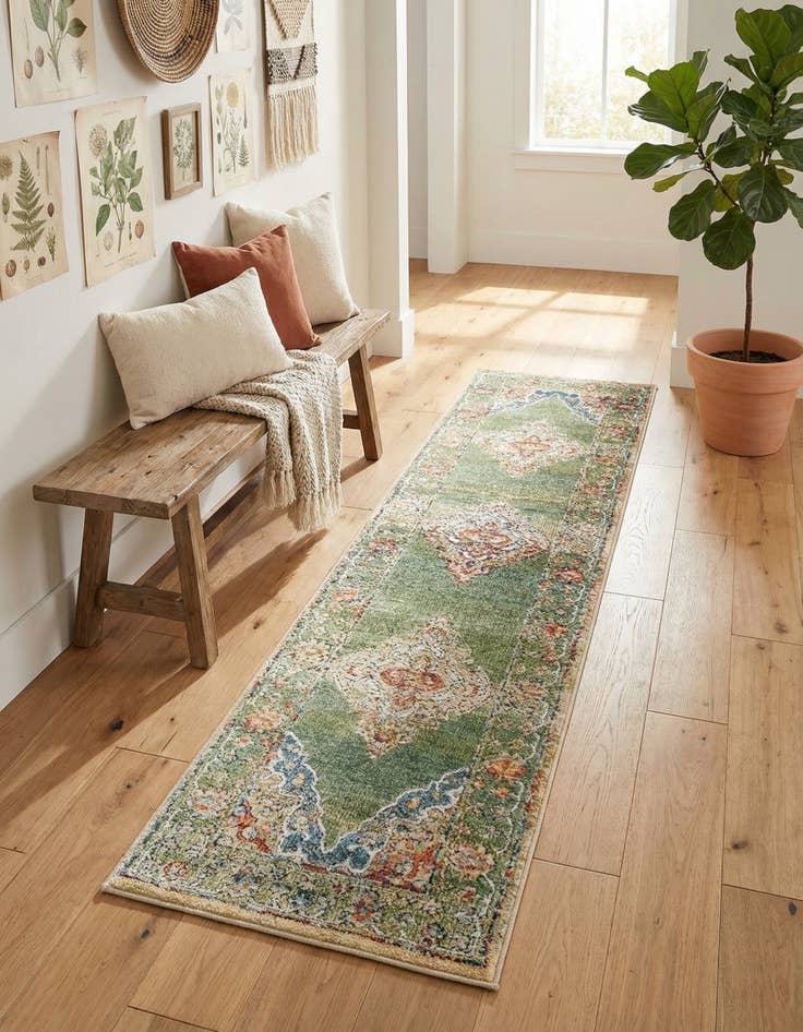 Detail image of 2' x 8' Isabella Runner Rug