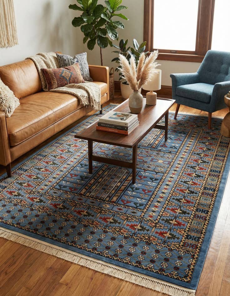 Detail image of 7' x 10' Bokhara Rug