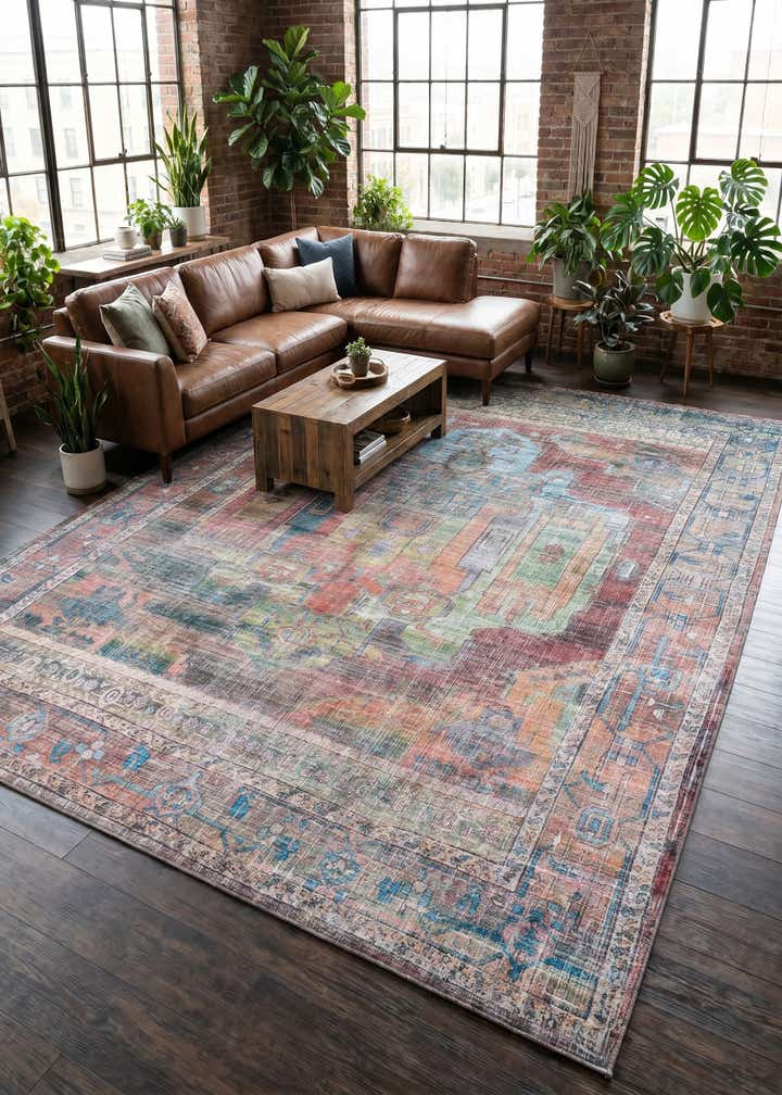 10' 6 x 13' Washable Maahru Rug