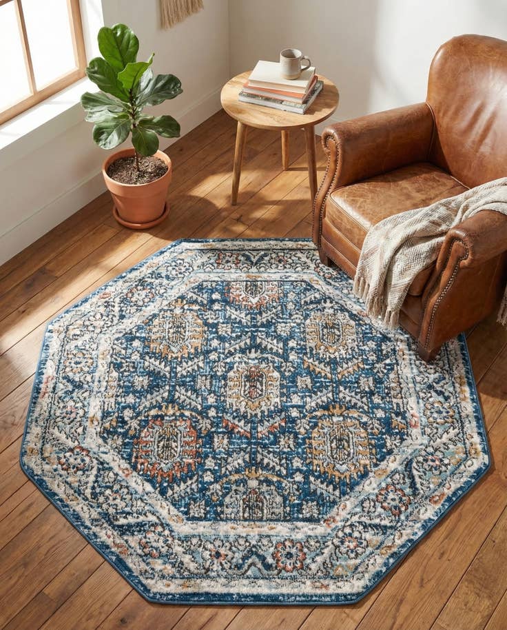 Detail image of 4' x 4' Nyla Octagon Rug