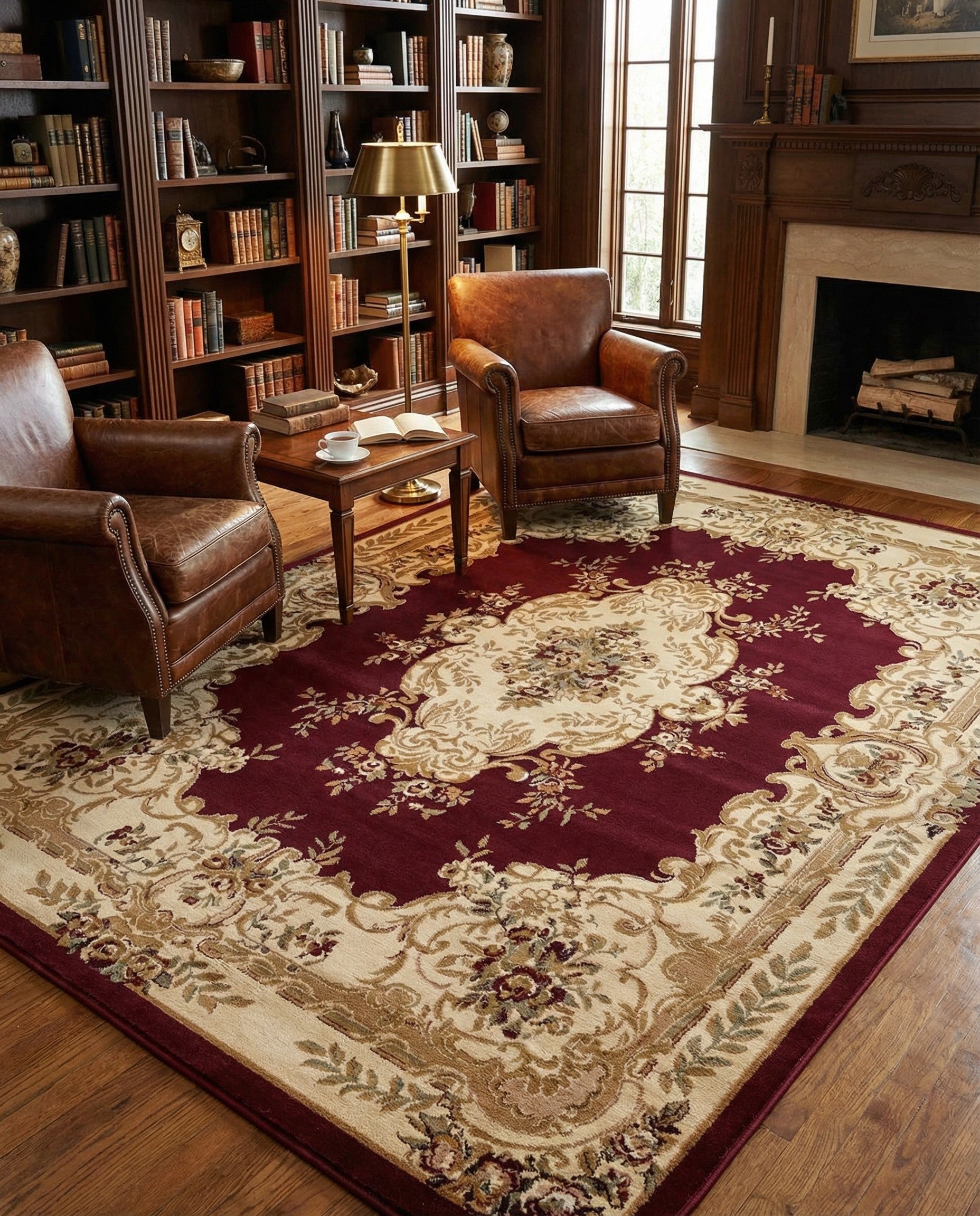 7' 10 x 11' Classic Aubusson Rug