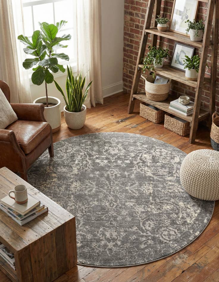 Detail image of 7' x 7' Oregon Round Rug