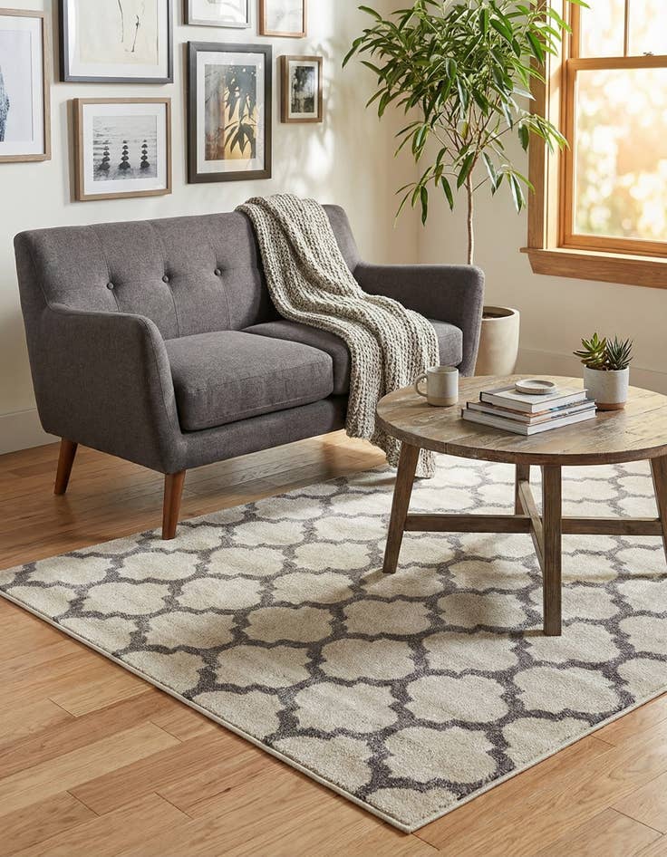 Detail image of 4' x 6' Lattice Rug