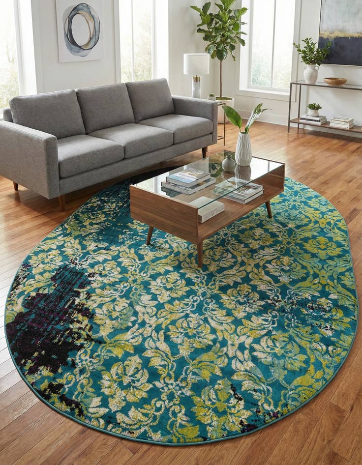 Detail image of 7' 10 x 10' Ankara Oval Rug