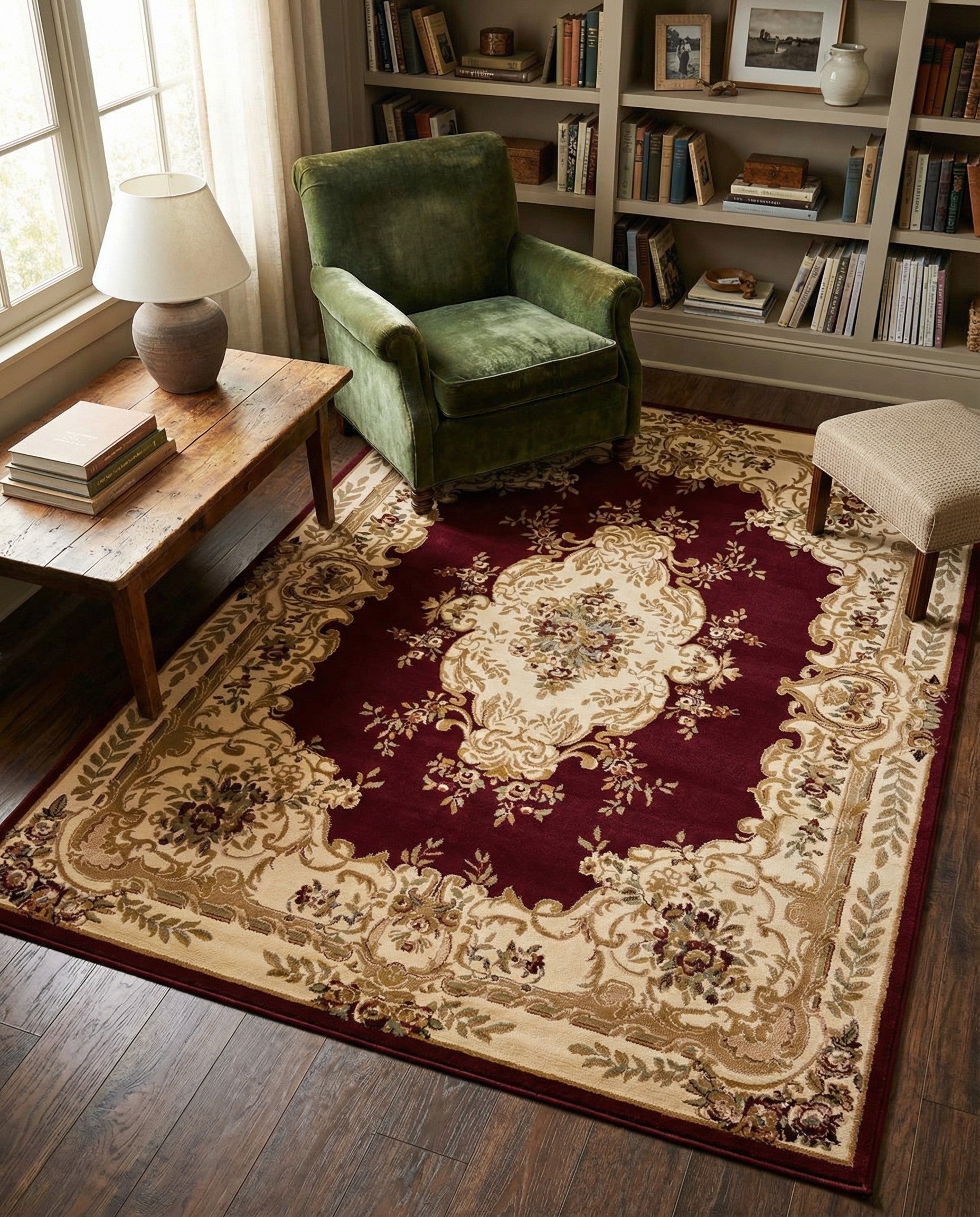 7' 10 x 11' Classic Aubusson Rug