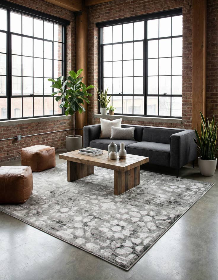 Detail image of 7' 10 x 7' 10 Monte Carlo Square Rug