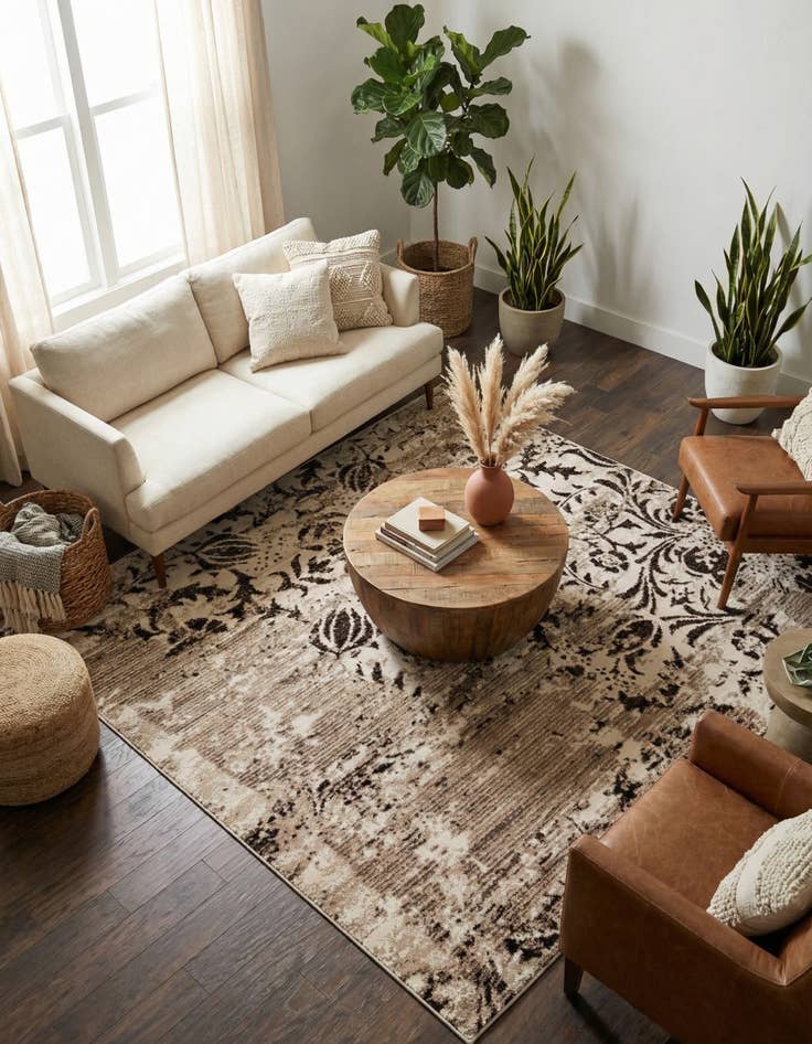 Detail image of 8' x 8' Himalaya Square Rug