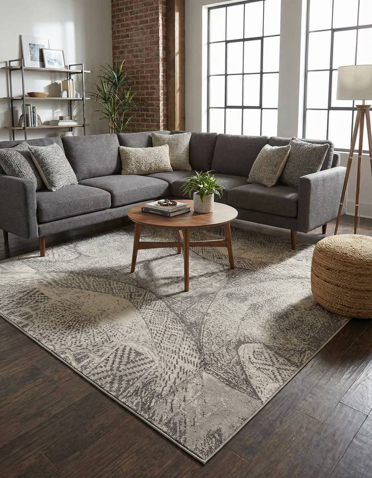 Detail image of 7' 10 x 7' 10 Monte Carlo Square Rug