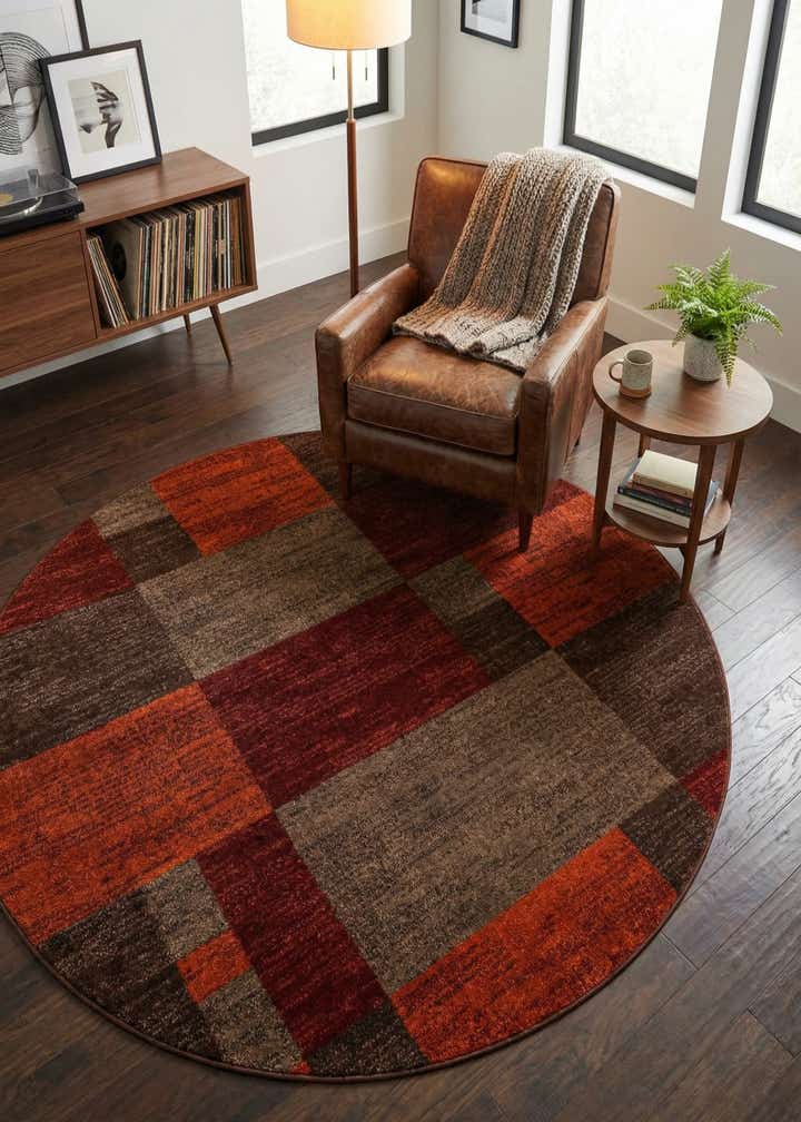 6' 1 x 6' 1 Equinox Round Rug