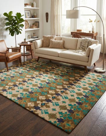 8' 1 x 10' Luna Wool Rug