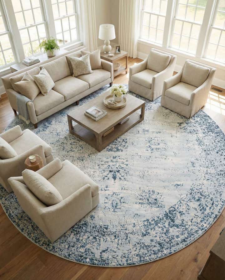 13' x 13' Monte Carlo Round Rug