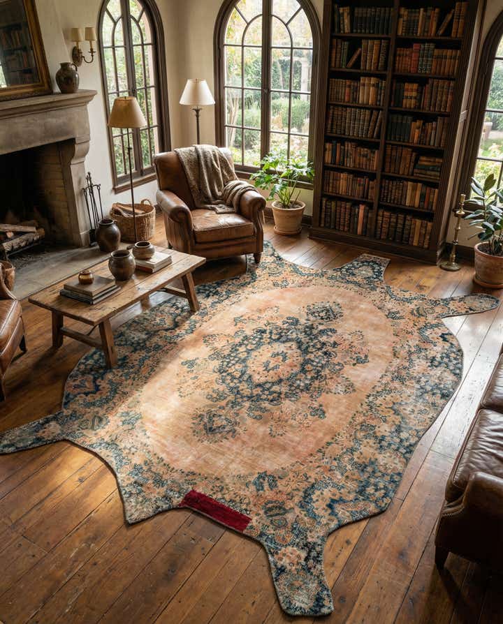 8' 6 x 12' Hand Knotted Ultra Vintage Persian Wool Rug
