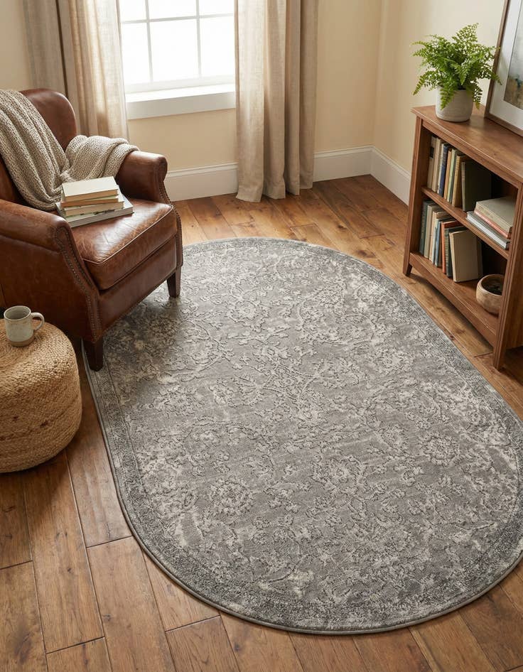Detail image of 4' x 6' Oregon Oval Rug
