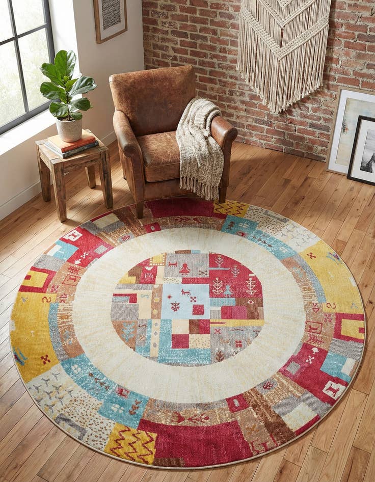 Detail image of 5' 5 x 5' 5 Dakota Round Rug