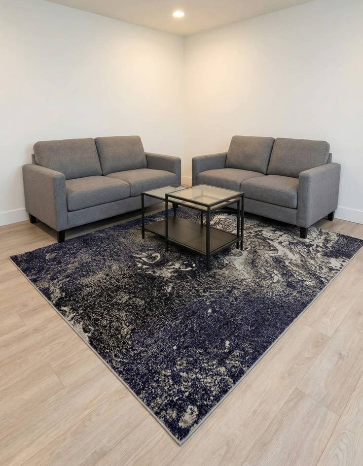 Detail image of 5' 3 x 8'  Washable Haerfest Rug