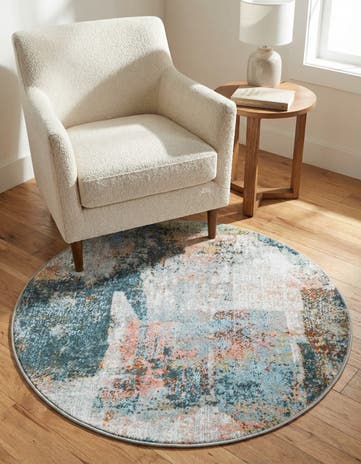 3' 3 x 3' 3 Kamala Washable Round Rug