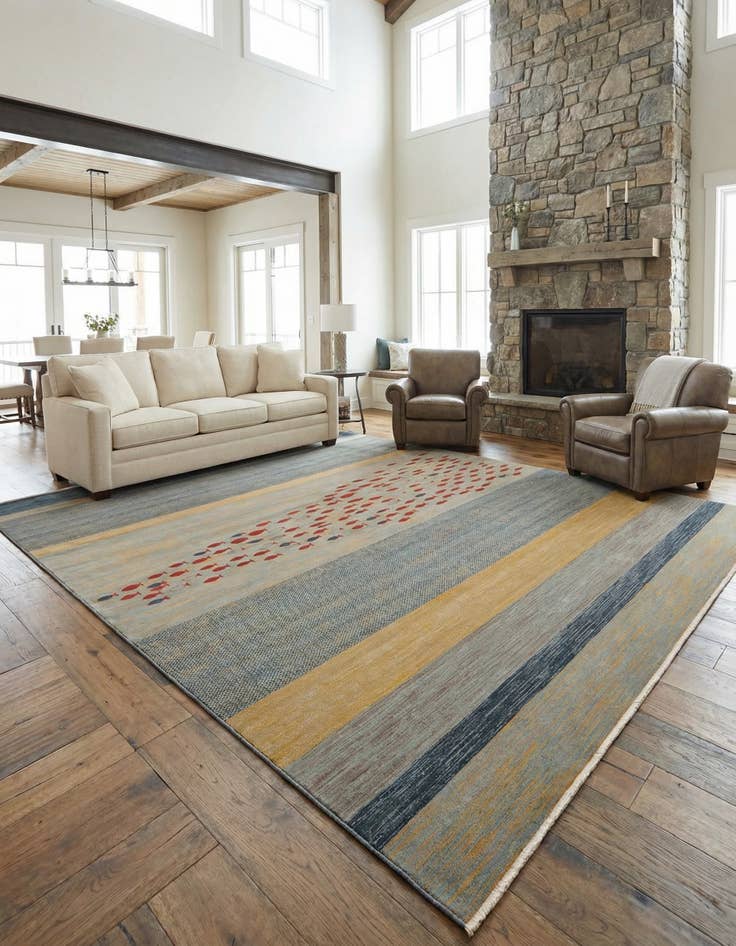 Detail image of 10' 8 x 16' 5 Kashkuli Gabbeh Rug