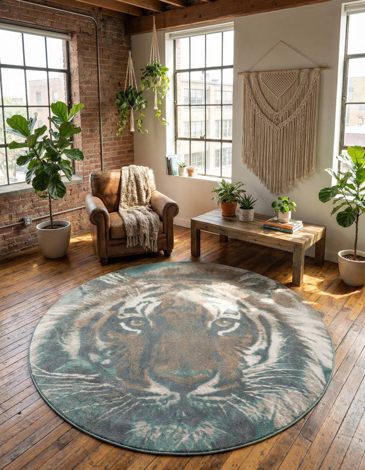 Detail image of 7' 10 x 7' 10 Savannah Round Rug