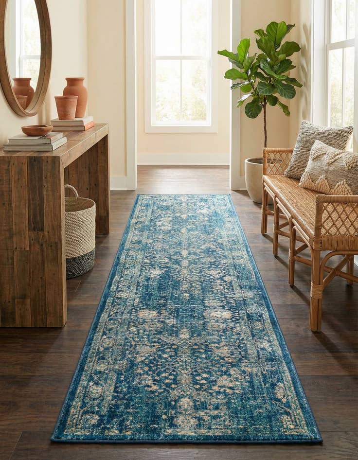 Detail image of 3' x 13' Dahlia Runner Rug