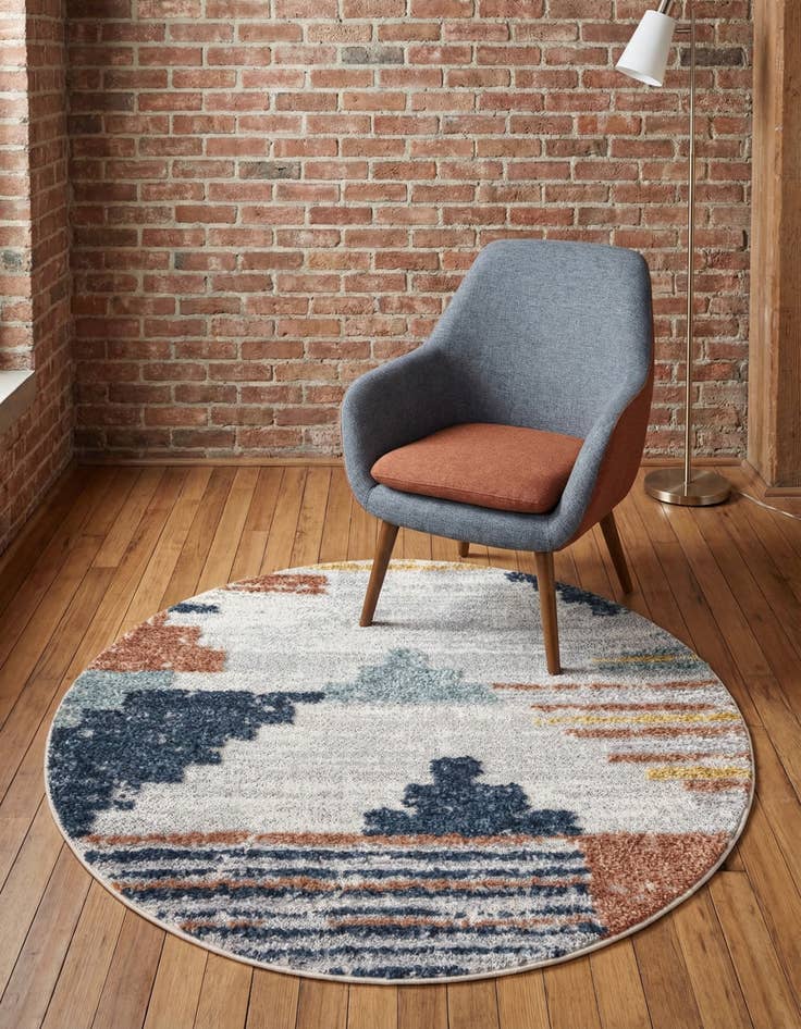 Detail image of  4' x 4' Cherokee Round Rug