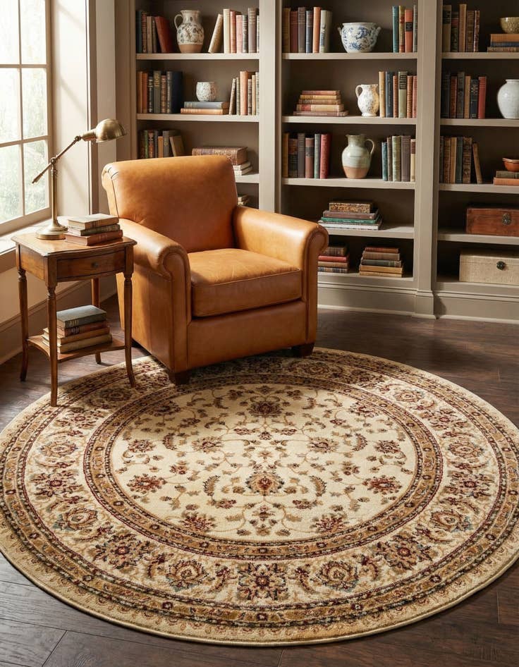 Detail image of 7' x 7' Aditi Round Rug