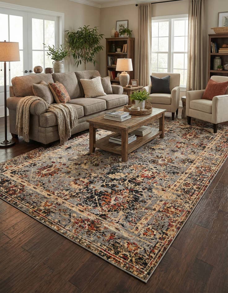 Detail image of 6' x 9' Saturn Rug