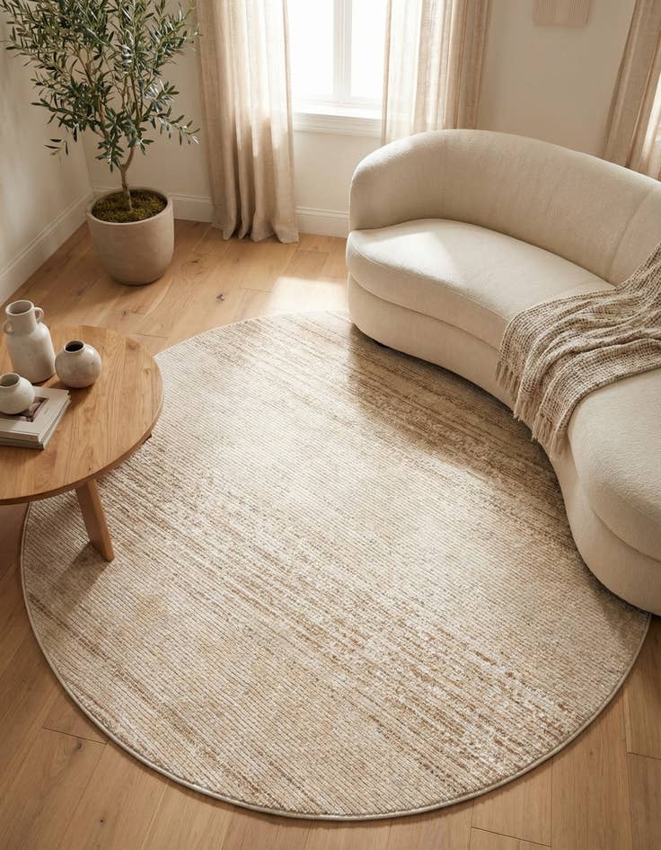 Detail image of  7' 3 x 7' 3 Gemstone Round Rug