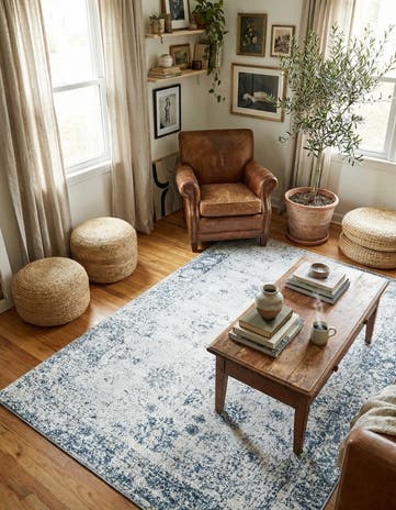 5' 3 x 8' Monte Carlo Rug With Pad Bundle