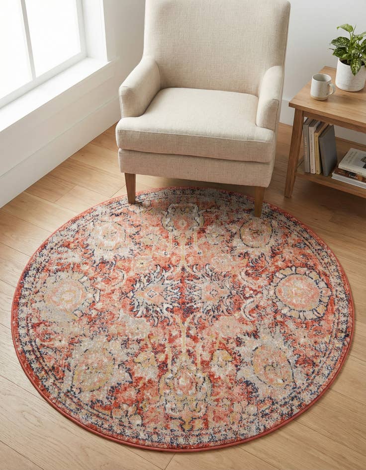 Detail image of 4' x 4' Lola Round Rug