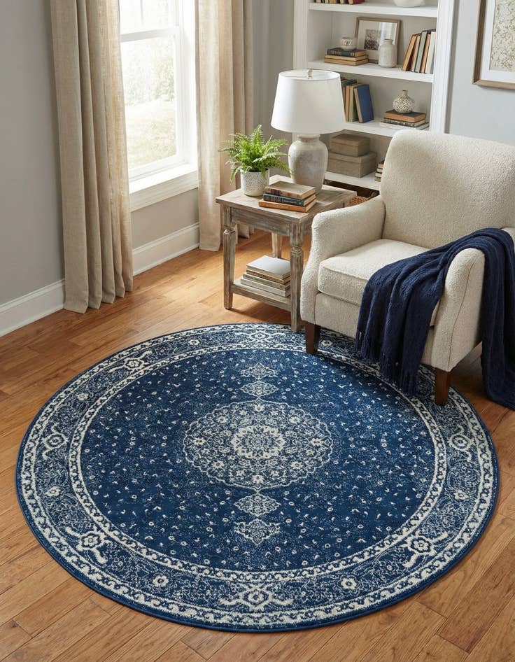 Detail image of 7' 10 x 7' 10 Dover Round Rug
