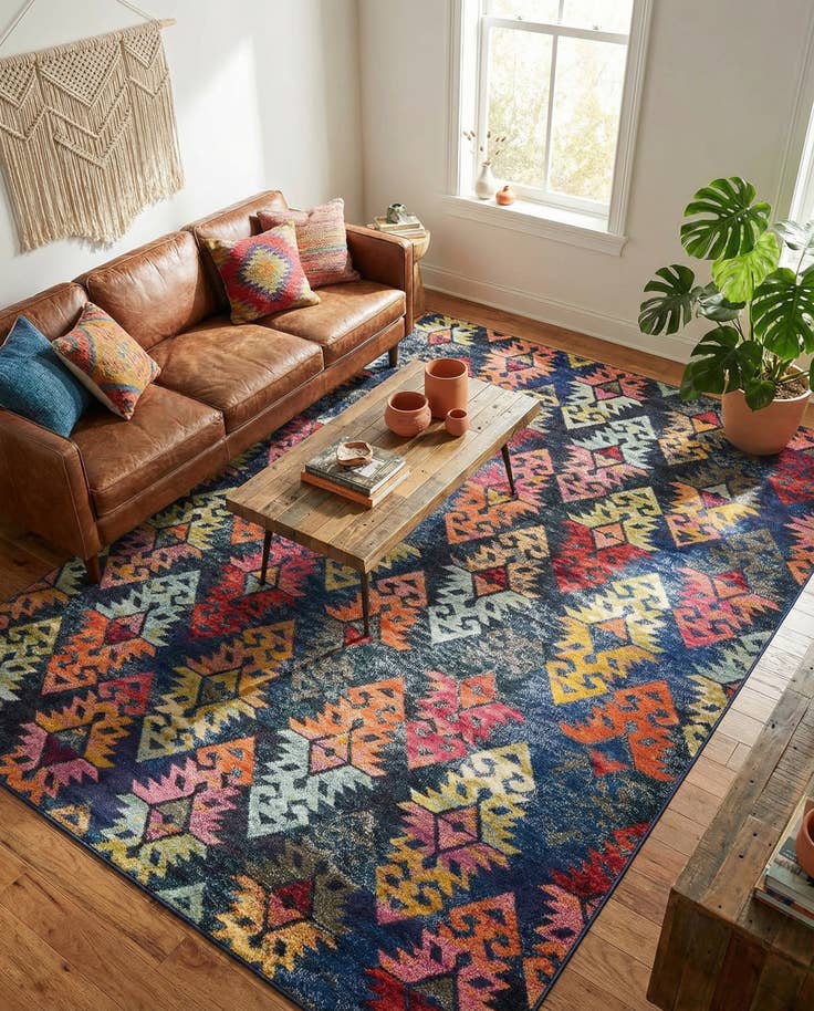 Detail image of 9' x 12' 2 Washable Mesa Rug