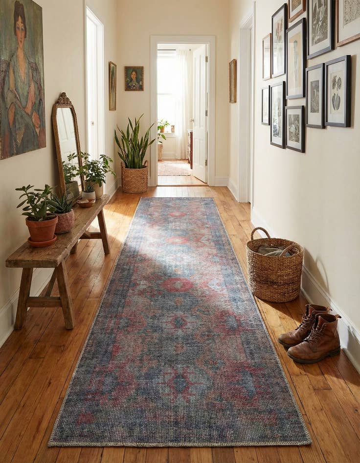 Detail image of 2' 7 x 12' Washable Sisu Runner Rug